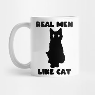 cattshirt real men like cat Mug